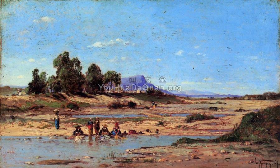 Washerwomen - 保罗·卡米尔·吉谷